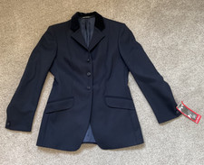 MEARS PYTCHLEY ladies PURE WOOL navy winter show jacket size 36 NEW RRP £209.00