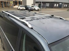 VW T5 T6 LWB CARAVELLE onwards 2003 ALUMINIUM FLUSH ROOF RAILS BARS SILVER