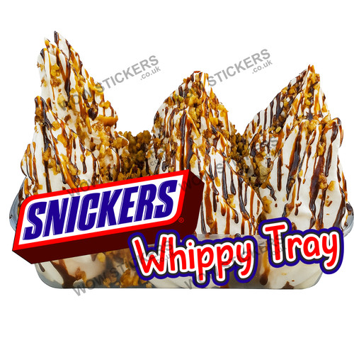 Ice cream van sticker snickers - van,