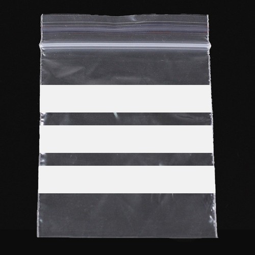 Small grip seal bags write - bags, on