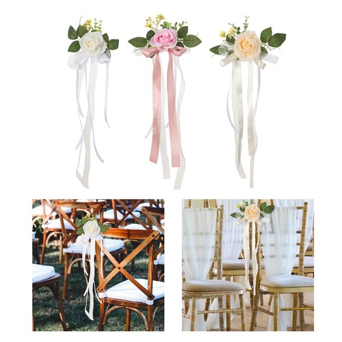 Pew flowers for chair aisle - for,