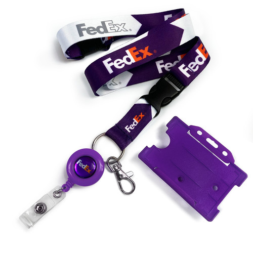 Fedex logo lanyard - logo,