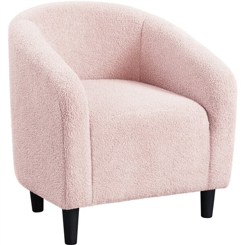 Tub chair armchair boucle club - armchair,