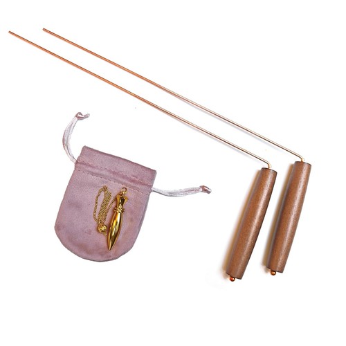 Pcs copper dowsing rods kit - 2,
