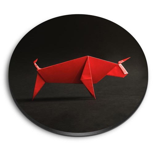 Round fridge mdf magnet - fridge,