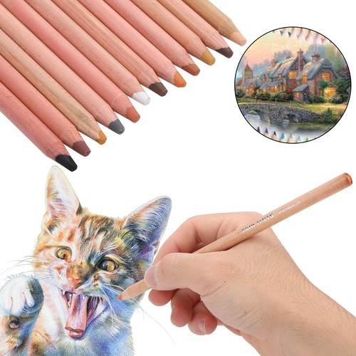 12pcs soft pastel pencils - 12pcs,