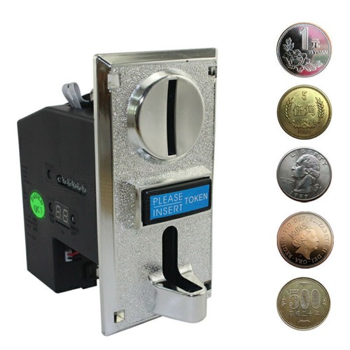 Coin acceptor selector for - acceptor,