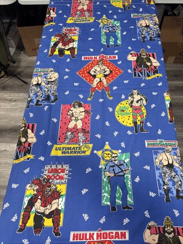 Vintage wwf wrestling curtain - vintage,