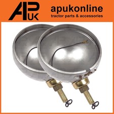 Pair Universal Steel Headlight