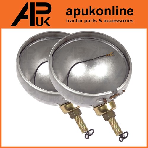 Pair universal steel headlight - pair,
