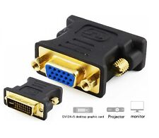 0 - 5m DVI to VGA Cable Dual Link 24+5 DVI-I To VGA D-Sub HD Video Adapter Cable