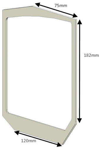 Hh06084 glass gasket - glass,