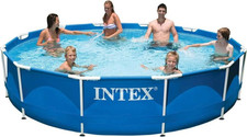Intex Metal Frame Pool - 366x76cm, Blue 28210NP