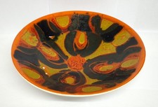 POOLE POTTERY BOWL 27 CM WIDE & 7 CM HIGH.