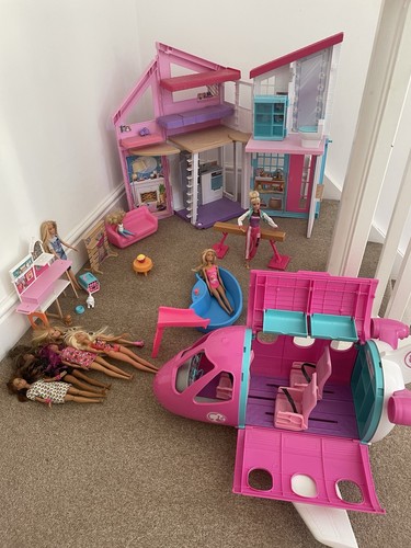 Barbie bundle aeroplane - barbie,