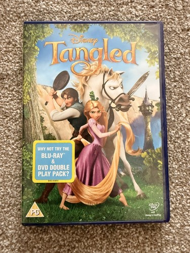 Disney tangled dvd played - dvd, once