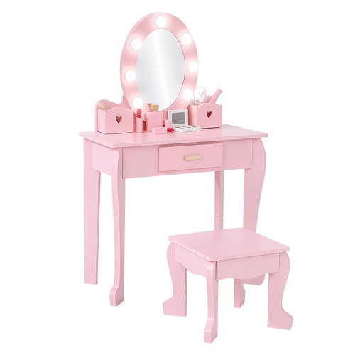 Wooden kids vanity set - vanity,