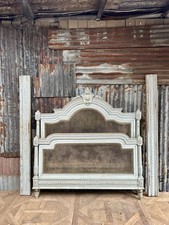 Antique King Size French Cane Bed