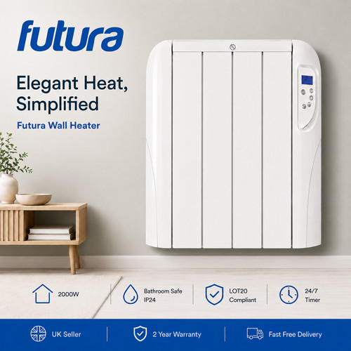 Futura 2000w panel heater - 2000w,