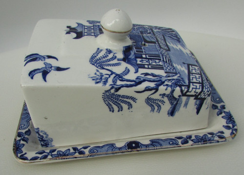 Antique burleigh ware willow - antique,