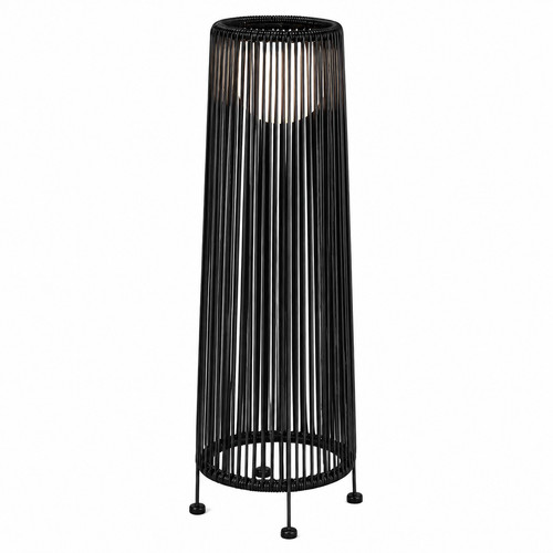 Solar rattan floor light - solar,
