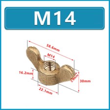 Solid Brass Wing Nuts For