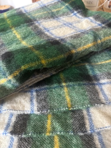 Vintage pure wool blanket - wool,