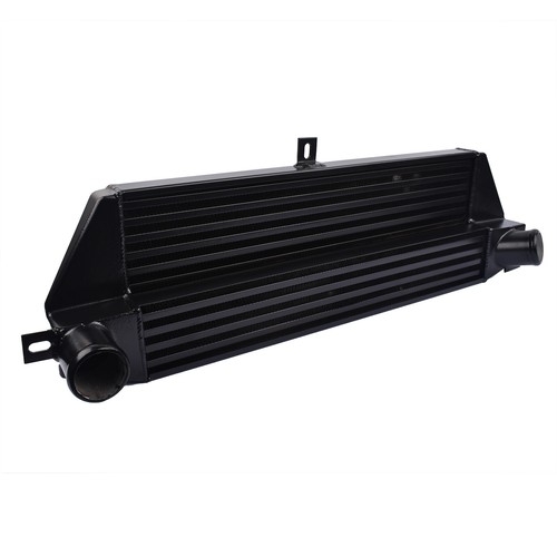 Black aluminum front mount - front,