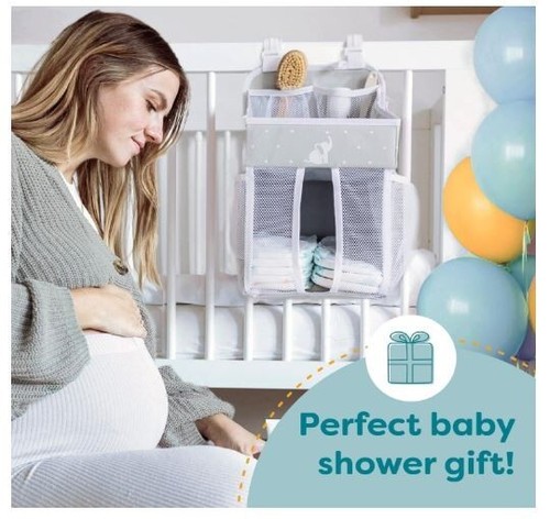 Grey nappy organizer storage - organizer,