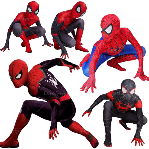 Kids spiderman cosplay costume - kids,