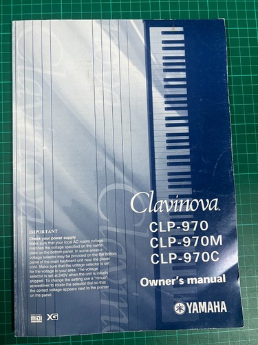 Yamaha clavinova clp970 - yamaha,
