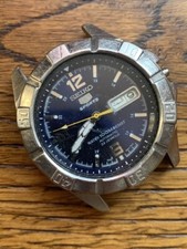 Seiko 5 Sport Bezel Diver Watch 7S26B 7S26-3160 21 Jewels Automatic Japan Gents