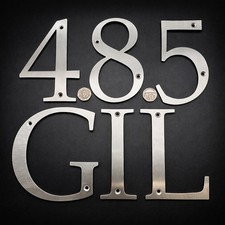 House Number, Stainless steel