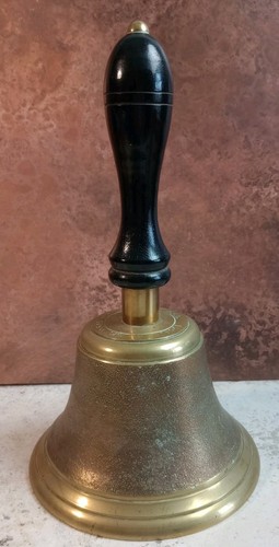 Large vintage hand bell - large,