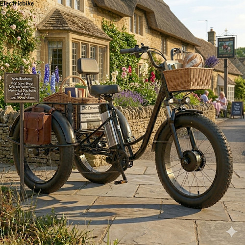 Adult electric tricycle fat - electric,