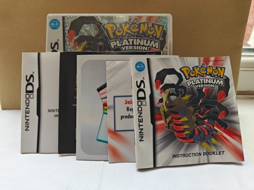 Pokemon platinum box manuals - pokemon,