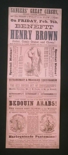 Victorian poster sangers - victorian,
