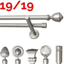 Metal Double Curtain Pole