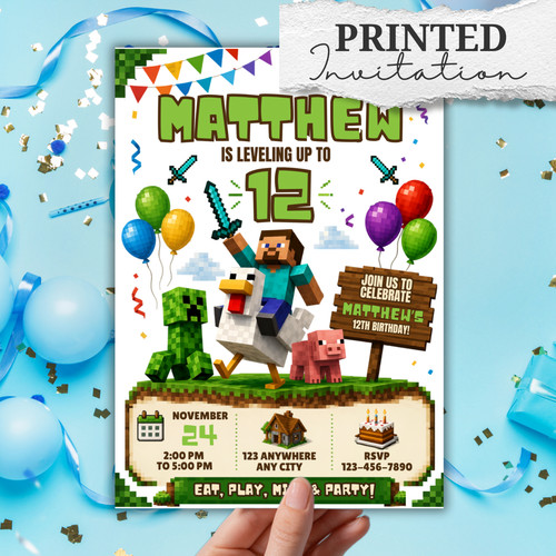 Minecraft birthday party - minecraft,