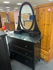 IKEA Hemnes Black Chest of 3