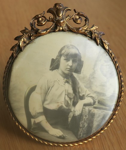 Antique photograph mounted - antique,