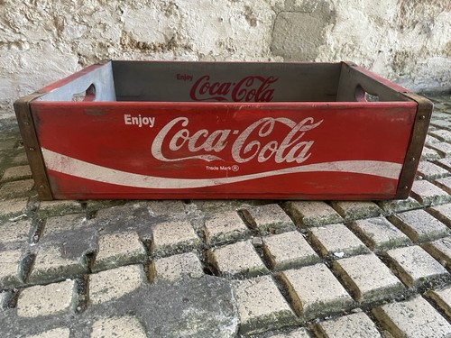 Wooden coca cola crate - coca,