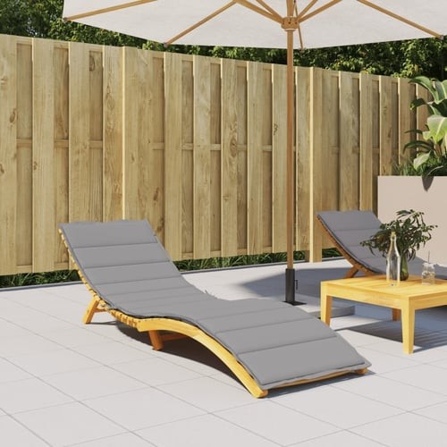 Sun lounger cushion - sun, gray