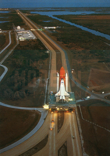 Space shuttle orbiter - space,
