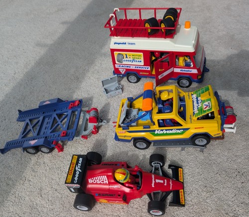Vintage playmobil team racing - vintage,
