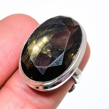 Alexandrite Oval Shape Gemstone Adjustable Ring Handmade Elegant Jewelry FR 1676