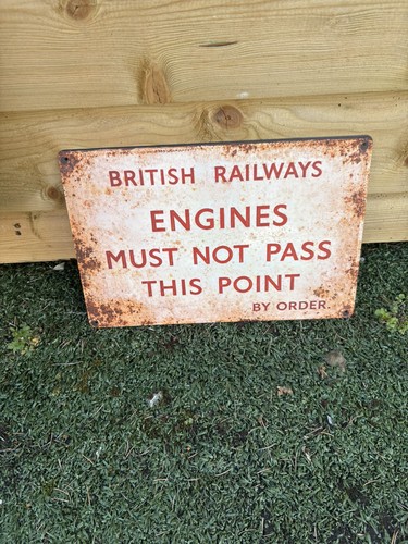 British railways notice - railways, steel