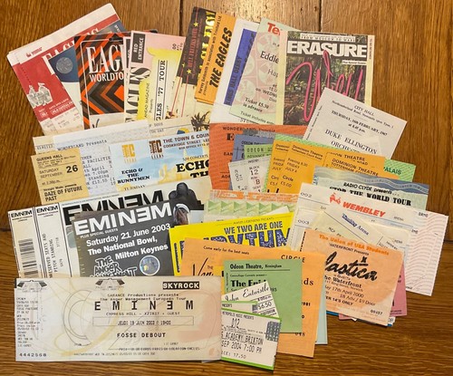 Original concert tickets - concert,