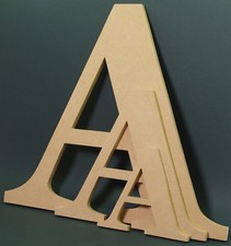 Large Wooden MDF Letters