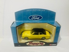 Corgi Toys 61213 Motoring Memories Ford Cortina GXL MK3 Yellow, Diecast. Boxed